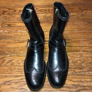 Ferragamo Wingtip Boots 🇮🇹 US 12